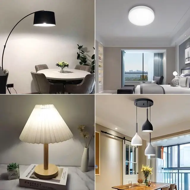 Alt view image 5 of 7 - 3 Way LED Light Bulbs 50 100 150W Equivalent, Daylight White 5000K 3 Way Light Bulbs, A19 Three Way Light Bulb,E26 Base LED Light Bulb for Reading,Living Room-2 Pack