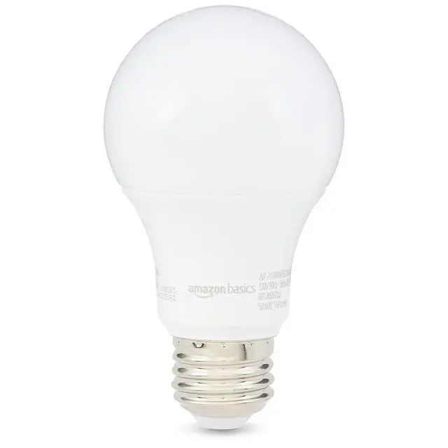 Alt view image 2 of 7 - A19 LED Light Bulb, 60W Equivalent, 9W Energy Efficient, E26 Standard Base, Soft White 2700K, Non-Dimmable, 10,000 Hour Lifetime, 6-Pack