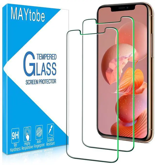 Main image of [2 Pack Screen Protector For iPhone 11 Pro Max and iPhone Xs Max Tempered Glass, Case Friendly, Bubble Free, Easy to Install