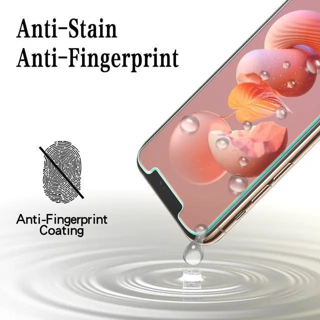 Alt view image 4 of 6 - [2 Pack Screen Protector For iPhone 11 Pro Max and iPhone Xs Max Tempered Glass, Case Friendly, Bubble Free, Easy to Install