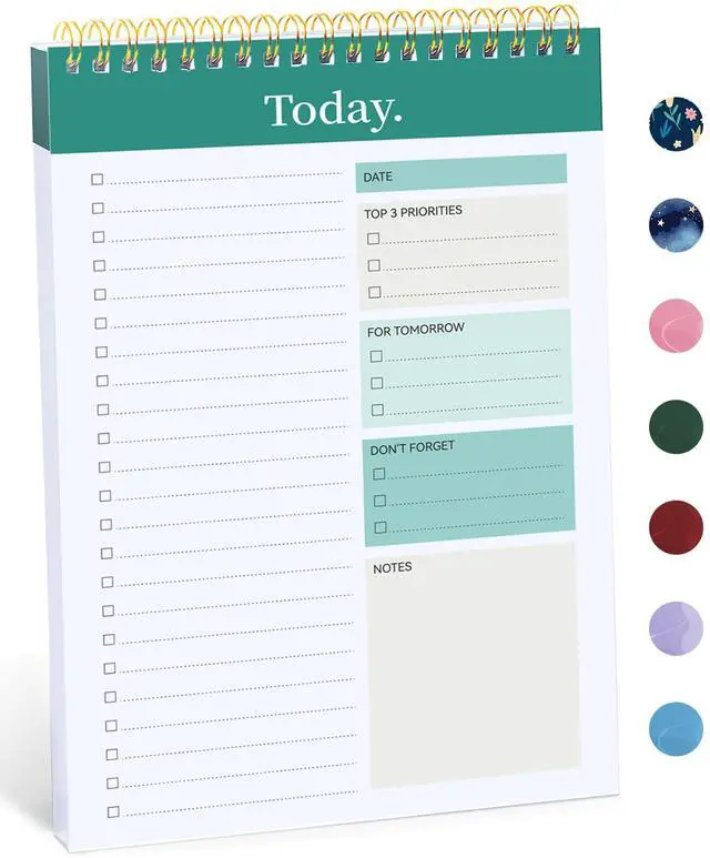 Main image of To Do List Notepad - To Do List Notebook for Work with 52 Sheets, 9.8" x 6.5", Undated Daily Planner Perfect for Daily Tasks and Goal Setting, Notepad Suitable for Office, Home & School