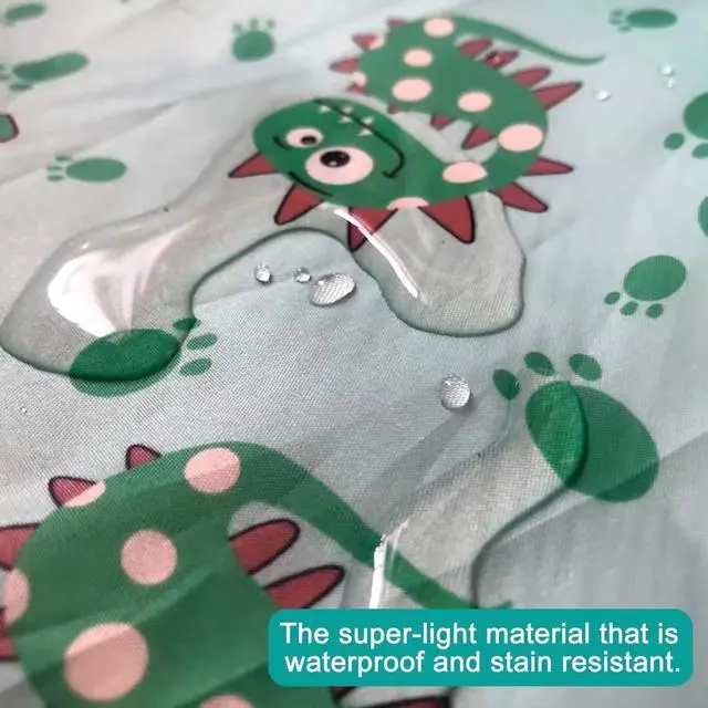 Alt view image 5 of 6 - 3 Pack Super Light Weight Baby Bib, Waterproof, Washable, Stain Oil and Odor Resistant 12-48 Months