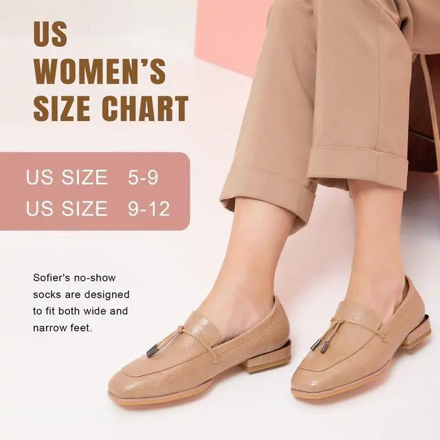 Alt view image 6 of 7 - No Show Socks Womens, Non Slip Ultra Low Cut 6 Pairs Thin Silky Footies Cotton Sole Invisible Socks Flats Loafers (5,9 Black*3/Nude*3)