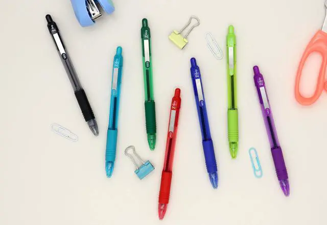 Alt view image 7 of 7 - Z-Grip Writing Set, Retractable Medium Point Ballpoint Pen and Mechanical Pencil, #2 HD Lead Pencils, Assorted Ink Colors, School Supplies, Ideal for Note-Taking, 18-Pack (23618)