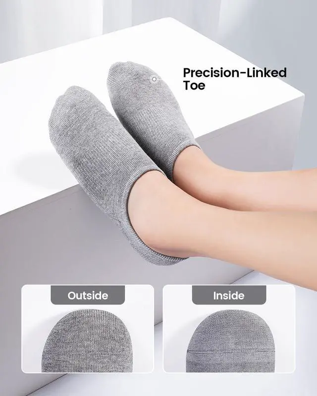 Alt view image 5 of 7 - Women and Men No Show Socks Low Cut Anti-slid Athletic Running Novelty Casual Invisible Liner Socks