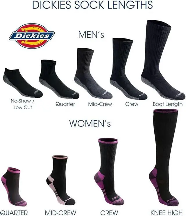 Alt view image 5 of 5 - Dri-Tech Original Moisture Control Crew Socks, Available in M-XXL (6, 12, 18 Pairs), Black (6 Pairs), Large