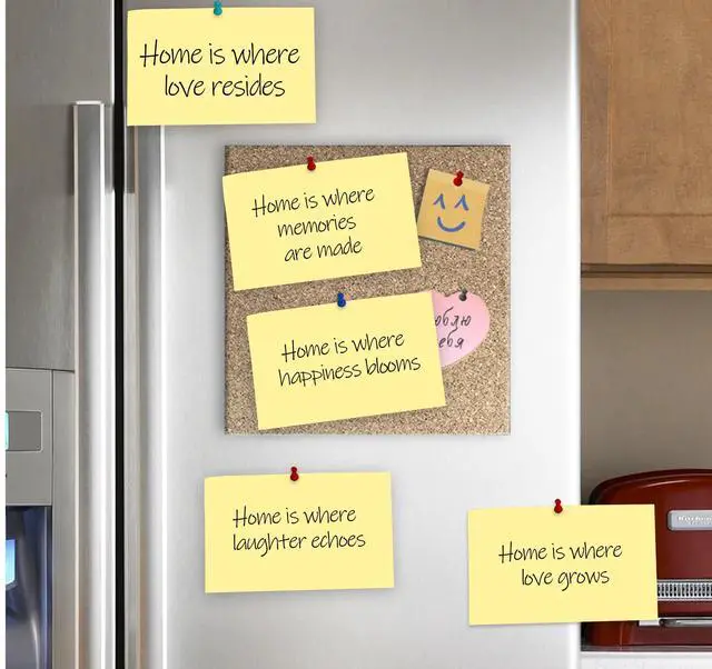 Alt view image 4 of 7 - 12 Pads Large Sticky Notes Yellow,3 x 5'' Self-Stick Notes Pads Recyclable,100 Sheets/Pad Super Sticking Power 76x127mm,1200 Sheets Clean Removal Sticky Notes Easy to Post for Note Taking,to Do Lists