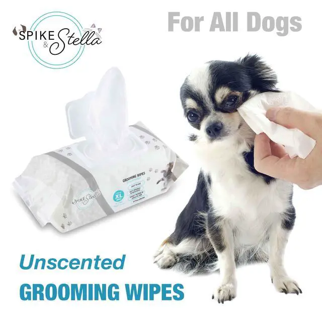 Alt view image 3 of 7 - 110 Pack Pet Grooming Wipes - Large & Extra-Large Sizes - Lavender, Aloe, & Unscented Variations - Hypoallergenic & Extra Durable - Perfect for Dogs & Cats, 8.6"x7.8"