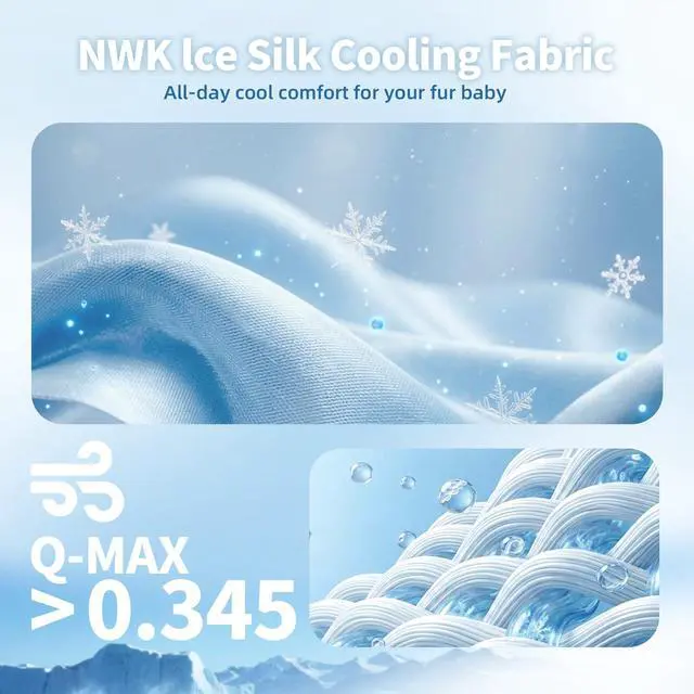 Alt view image 5 of 7 - Pet Cooling Mat -Q-Max>0.345 Ice Silk Cooling Mat for Dogs & Cats Portable & Washable Pet Cooling Blanket, Car Seats, Beds for Summer (Pink Cat, 27'' X 20'' X 0.3'')