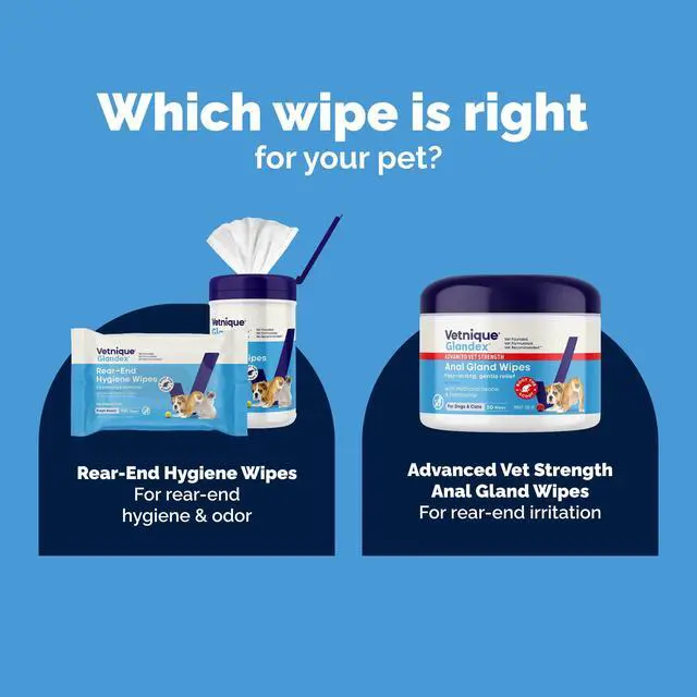 Alt view image 4 of 7 - Glandex Rear End Wipes for Dogs & Cats, Anal Gland Hygiene & Deodorizing Dog Wipes for Paws and Butt, Boot The Scoot with DeoPlex Enzyme, Aloe & Vitamin E (75ct)