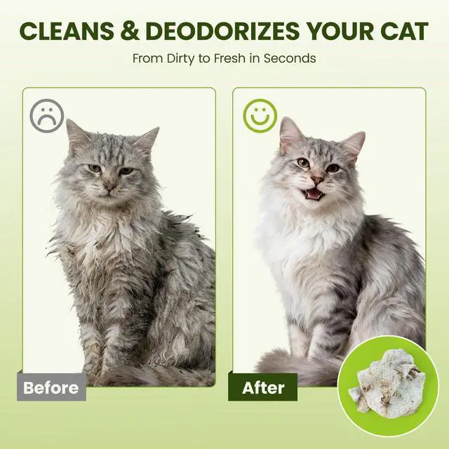 Alt view image 6 of 7 - Hypoallergenic Pet Wipes for Dogs, Cats & Small Animals Quick Clean & Deodorize Paws, Butt, Eyes, Face & Fur | Daily Grooming Wipes | Extra Large & Thick | Coconut Scented, 100 Count