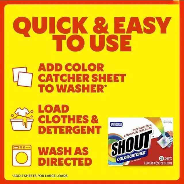 Alt view image 6 of 7 - Color Catcher Sheets for Laundry, Allow Mixed Washes, Prevent Color Runs and Maintain Original Clothing, 24 Count (Pack of 1)