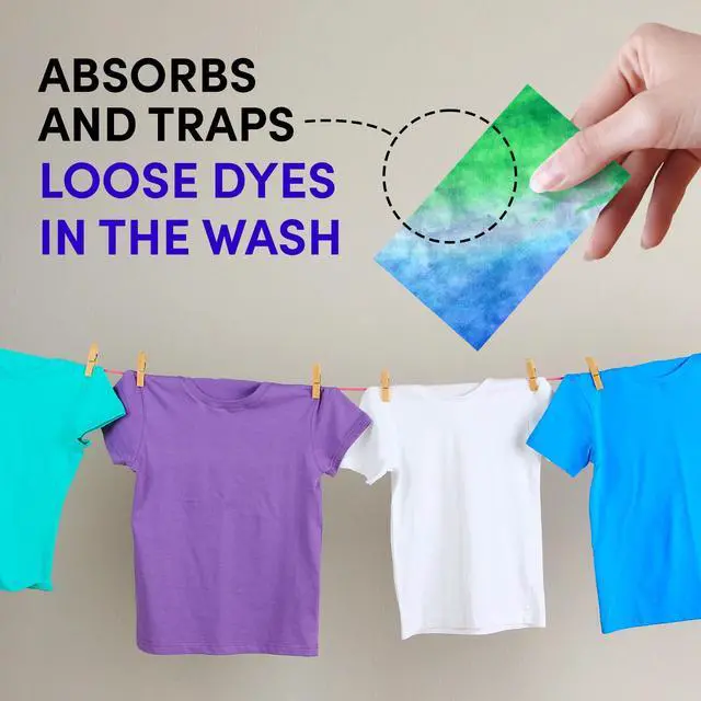 Alt view image 6 of 7 - Color Catchers for Laundry - Protects Clothes with Laundry Color Dye Catcher Sheets and Bleed Remover - 80 Sheets