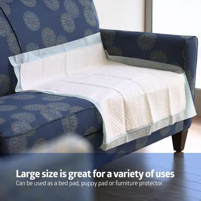 Alt view image 3 of 6 - Bed Pads Disposable Adult, Heavy Duty Chux Pads, 36x36, 5 Count, Incontinence Bed Pads for Adults, Chucks Underpads Extra Large, Disposable Bed Pads for Incontinence, Pee Pads