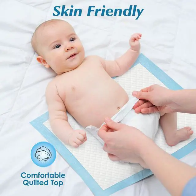 Alt view image 6 of 7 - Super Absorbency Disposable Diaper Pads for Baby, Puppy and Adults, Disposable Changing Underpads for Baby, 50 Count, 17 x 13''