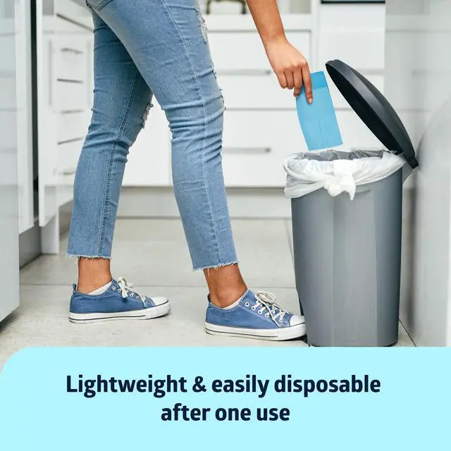 Alt view image 7 of 7 - Light Absorbency Underpad, 17" x 24", 100 Count, Disposable Chucks, Bed, Furniture & Surface Protection, For Kids, Adults, Elderly, Puppy Pad, Changing Pad, Incontinence Pee Pad