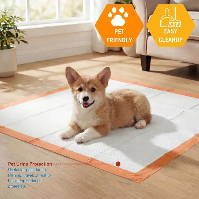 Alt view image 4 of 7 - Disposable Underpads 23x36 in, Super Absorbent Adult Bed Pads for Incontinence, Bedding Protection, Prevents Leakage, 25 Count