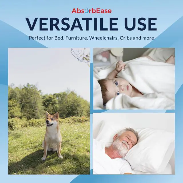 Alt view image 3 of 7 - Disposable Underpads 23'' X 36'' (30-Count) Incontinence Pads, Chux, Bed Covers, Puppy Training | Thick, Super Absorbent Protection for Kids, Adults, Elderly | Liquid, Urine, Accidents