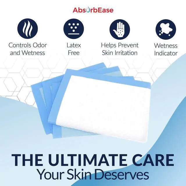 Alt view image 7 of 7 - Disposable Underpads 23'' X 36'' (30-Count) Incontinence Pads, Chux, Bed Covers, Puppy Training | Thick, Super Absorbent Protection for Kids, Adults, Elderly | Liquid, Urine, Accidents
