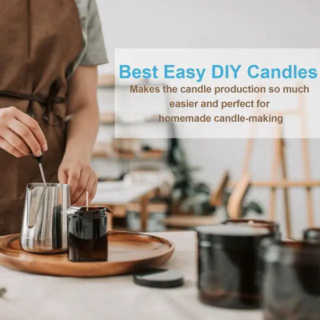 Alt view image 5 of 7 - 100pcs Candle Cotton Wicks, 6 Inch Candle Wicks for Candle Making | ECO-FRIENDLY 100% Cotton, Low Smoke Pre-Waxed, Lead-Free, Suitable for Soy, Beeswax, Palm, Coconut, Paraffin