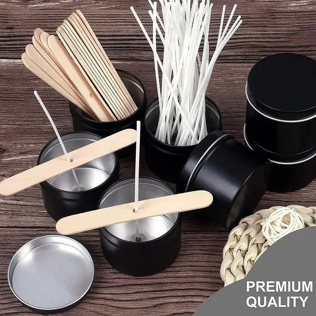 Alt view image 4 of 7 - 100pcs Candle Cotton Wicks, 6 Inch Candle Wicks for Candle Making | ECO-FRIENDLY 100% Cotton, Low Smoke Pre-Waxed, Lead-Free, Suitable for Soy, Beeswax, Palm, Coconut, Paraffin