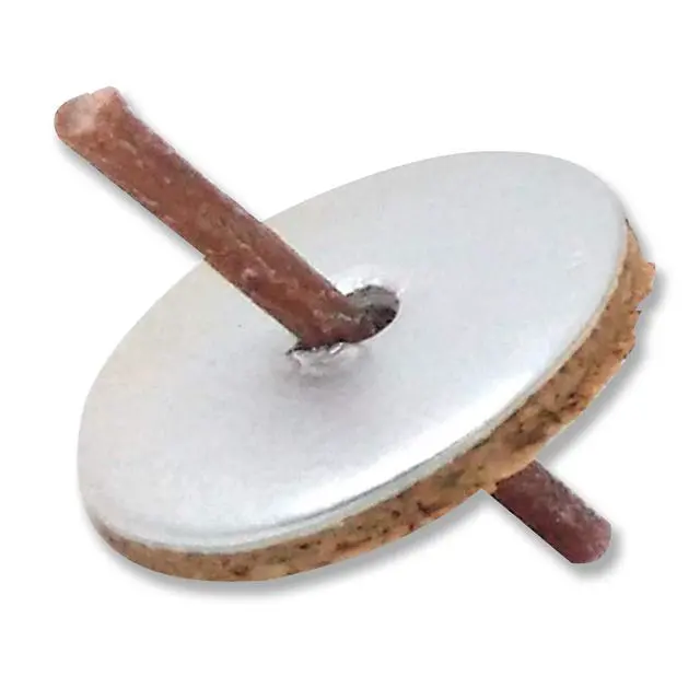 Alt view image 3 of 5 - Round Floating Wicks 150 Count (Approx.), Cotton Wicks and Cork Disc Holders for Oil Cups - Bonus Wick Removal Tweezers