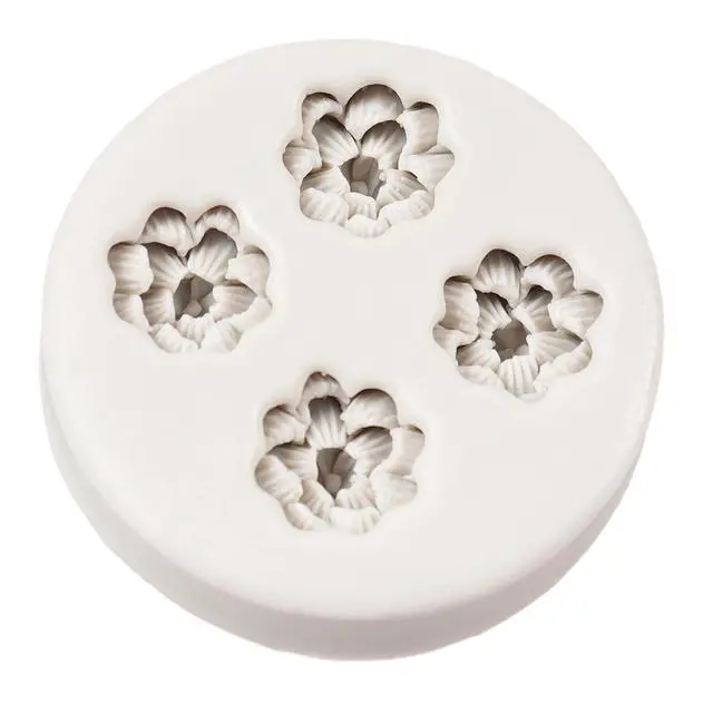Alt view image 3 of 7 - Cherry Blossom Silicone Molds Flower Fondant Cake Molds | Flower Chocolate Candy Mold Cake Decoration Cupcake Topper Sugar Craft Polymer Clay Resin Gum Paste