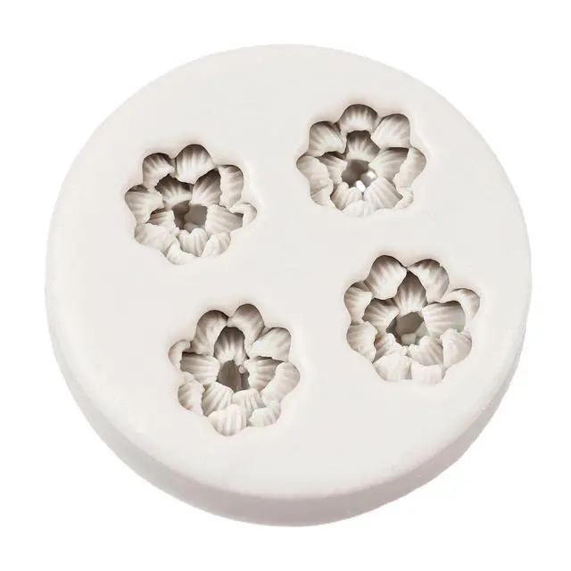 Alt view image 4 of 7 - Cherry Blossom Silicone Molds Flower Fondant Cake Molds | Flower Chocolate Candy Mold Cake Decoration Cupcake Topper Sugar Craft Polymer Clay Resin Gum Paste