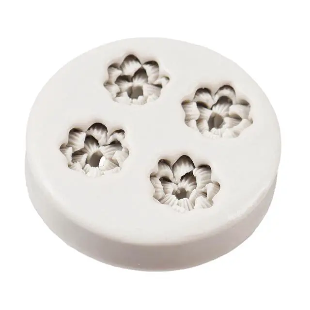 Alt view image 5 of 7 - Cherry Blossom Silicone Molds Flower Fondant Cake Molds | Flower Chocolate Candy Mold Cake Decoration Cupcake Topper Sugar Craft Polymer Clay Resin Gum Paste