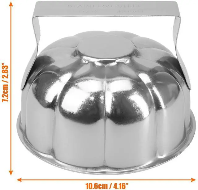 Alt view image 2 of 7 - Flower Rice Molds Cute Stainless Steel Press Mold for Omurice, Tamagoyaki, Omelette, Sushi & Egg Fried Rice Home Restaurant DIY Kitchen Dish Decoration Maker
