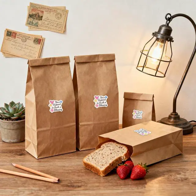 Alt view image 4 of 7 - 500Pcs Thank You Stickers for Small Business Online Retailers Small Shop | Stickers for Mail Envelopes Baking, Sealing Packaging Gift Wrap Stickers, Your Support Is Such A Blessing
