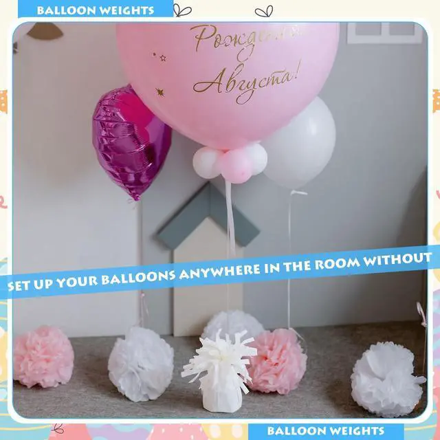 Alt view image 4 of 7 - Balloon Weights Lime Green Metallic Anchor Balloon Holder for Helium Balloons Heavy Table Weights Graduation Party Christmas Wedding Celebration Decoration (Lime Green)