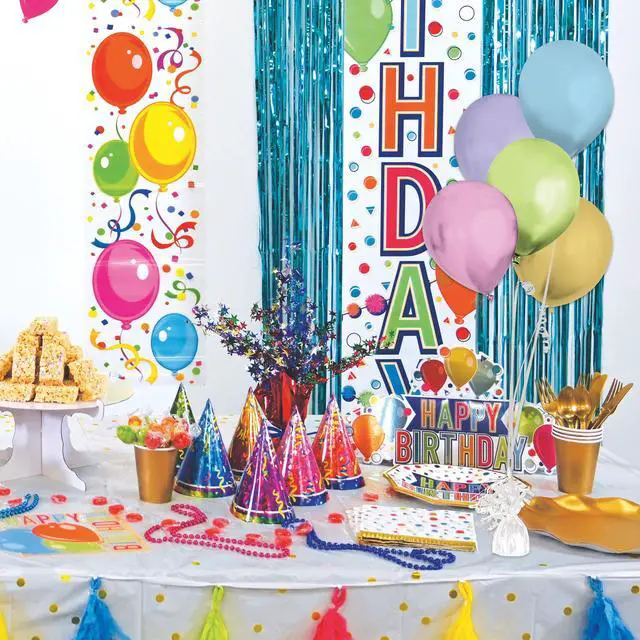 Alt view image 4 of 6 - White Metallic Plastic Wrapped Balloon Weights For Birthday Parties, Weddings, Anniversaries, Table Décor, Celebrating With You Since 1900, 5.5" x 2.5", 6 Piece