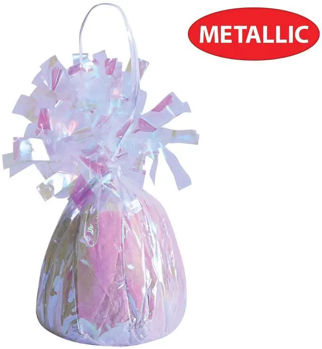 Alt view image 3 of 7 - Wrapped Balloon Weight 6 Pack, Opalescent Balloon Centerpiece and Bouquet Holders, Party Decoration Accessories and Event Décor for Birthdays, Weddings and Graduation Parties, 6 Oz