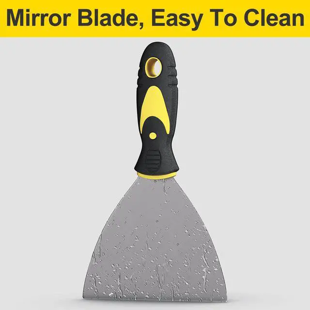 Alt view image 5 of 6 - 5Pcs Putty Knife, Set, 1" 2" 3" 4" 5" Scraper, Spackle Knife, Paint Scraper, Scraper Tool, No Rusting, Perfect For Repairing Drywall, Removing Wallpaper, Mud, Plaster Scraping