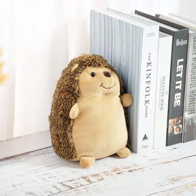 Alt view image 6 of 7 - Cute Door Stopper Decorative Door Stops for Home and Office, Hedgehog Weighted Interior Doorstop Fabric Stuffed Animal Door Stopper Floor Decorative