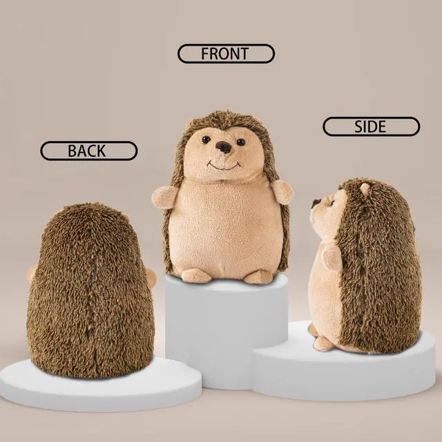 Alt view image 7 of 7 - Cute Door Stopper Decorative Door Stops for Home and Office, Hedgehog Weighted Interior Doorstop Fabric Stuffed Animal Door Stopper Floor Decorative