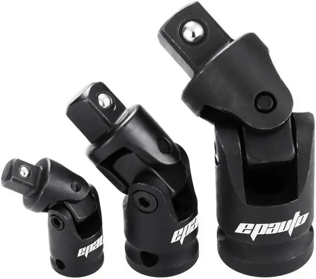 Main image of Impact Universal Joint Set, Cr-V,3 Pieces