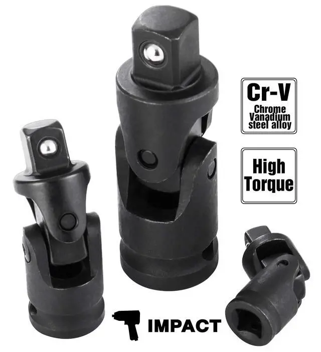 Alt view image 2 of 5 - Impact Universal Joint Set, Cr-V,3 Pieces