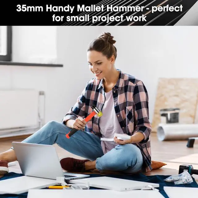 Alt view image 6 of 7 - 2PCS Rubber Mallet Set