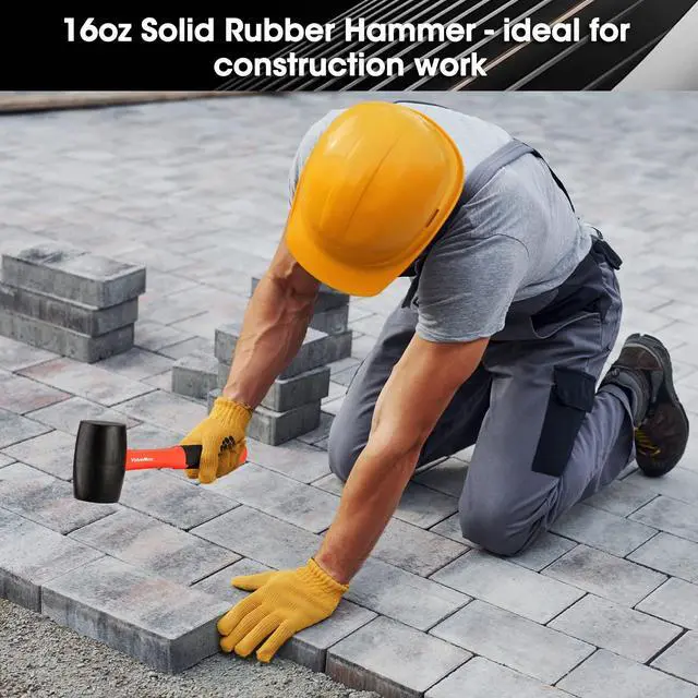 Alt view image 7 of 7 - 2PCS Rubber Mallet Set
