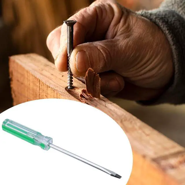 Alt view image 6 of 6 - Magnetic Screwdriver Set 2 PCS, 5mm Phillips and Flat Head Tips | With 4 Inch Steel Shaft for Repair Home Improvement Craft