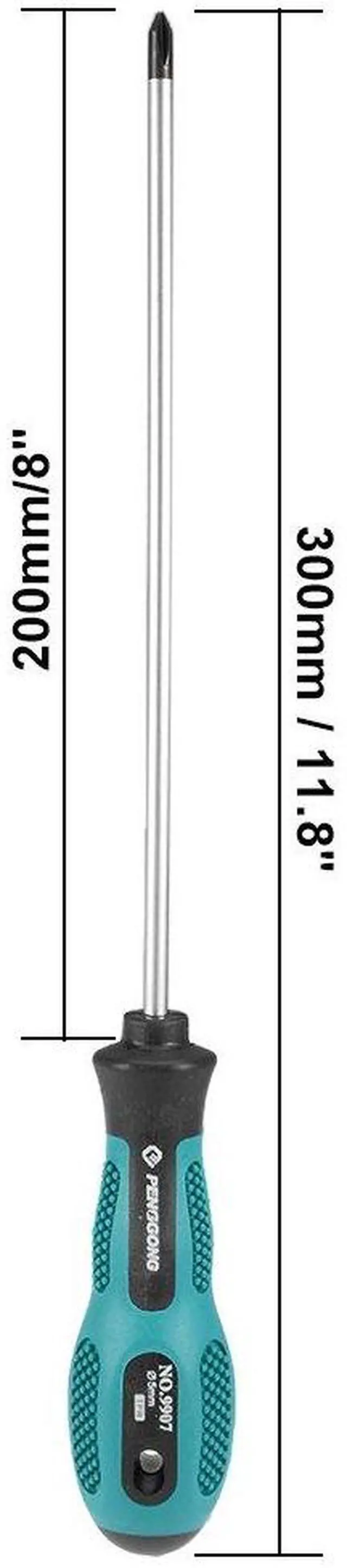Alt view image 3 of 4 - #1 Phillips Screwdriver 8 Inch Round Shaft Non Slip Comfortable Handle