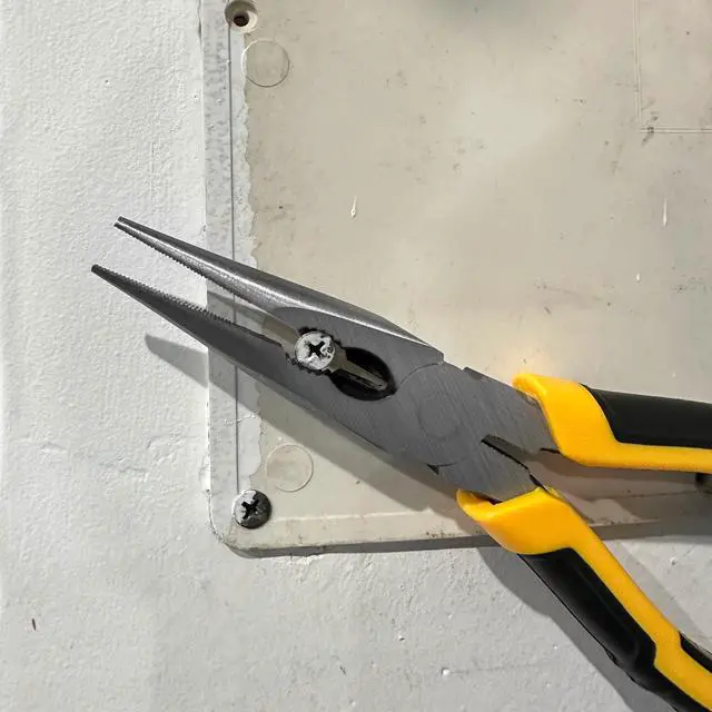 Alt view image 3 of 7 - Needle Nose Pliers with Wire's Cutter - Long Nose pliers, Needlenose Pliers,Needle-nose Pliers, Needle Nose Plyers can Screw Loose Nuts and Wind/Cutter Wire's ect.8.1 in