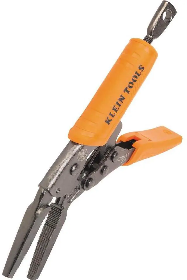 Alt view image 4 of 7 - 38611 Long Nose Locking Pliers with Quick Release Handles, Ideal for Tight Spaces, High Torque and Gripping Power, 6-Inch