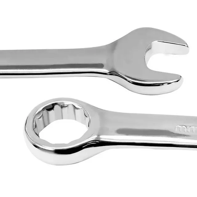 Alt view image 2 of 7 - 17mm Metric Combination Wrench | 12-Point Design, Chrome Vanadium Steel, Industrial, Gear Wrench