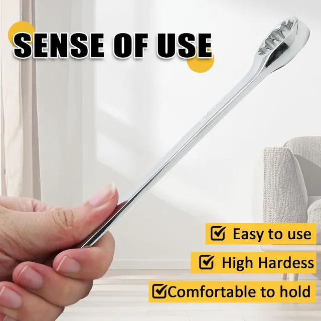 Alt view image 5 of 7 - 17mm Metric Combination Wrench | 12-Point Design, Chrome Vanadium Steel, Industrial, Gear Wrench