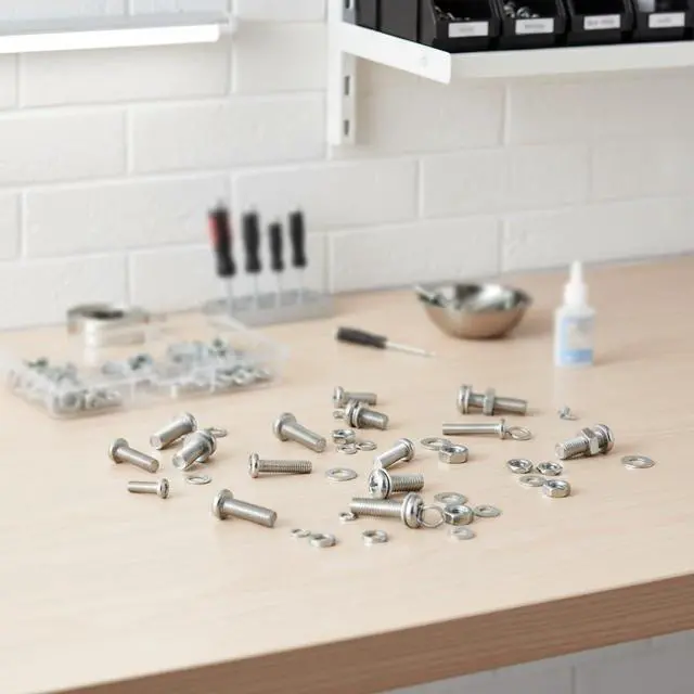Alt view image 5 of 7 - 320 Pcs Small Metric Machine Screws Assortment Kit - M2/M2.5/M3/M4/M5 Assorted Nuts and Bolts, Lock & Flat Washers for Electronics, RC Models, DIY Projects