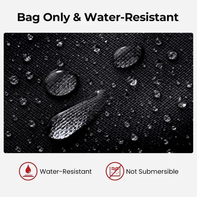 Alt view image 7 of 7 - Fishing Backpack, Rod Holders, Lightweight Sling Bag, Black Camo | Fits 2x3600 trays, bottle pocket, MOLLE loops, 4-way carry for short bank fishing trips