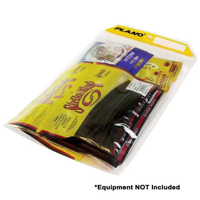 Alt view image 3 of 3 - StowAll Series 3600 Waterproof Storage Bag, 7.25L x 11H, Transparent, TPU Plastic Bags for Soft Baits & Fishing Tools, Water-Resistant Storage Bags